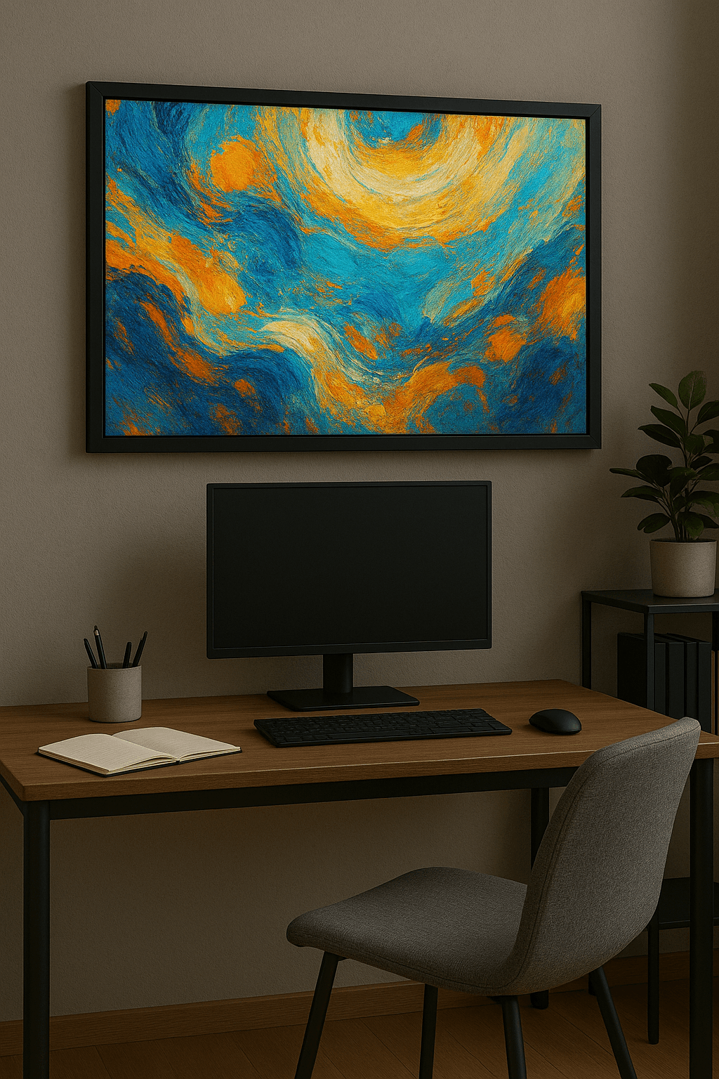 Office with Luminate Flow frame